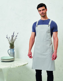 Premier Cross Back 'Barista' Bib Apron