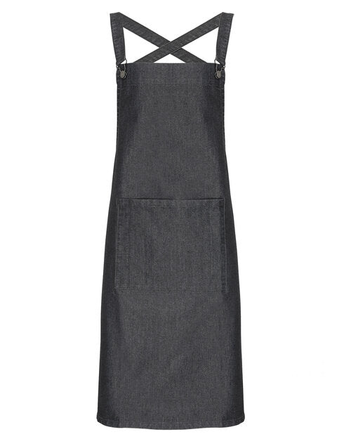 Premier Workwear Cross Back Barista Bib Apron - PR129M