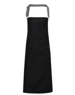 Premier Workwear District Waxed Look Denim Bib Apron - PR134M - thumbnail 2