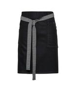 Premier Workwear Division Waxed Look Denim Waist Apron - PR135M - thumbnail 2