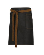 Premier Workwear Division Waxed Look Denim Waist Apron - PR135M