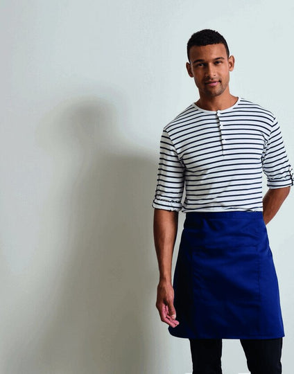 Premier Workwear Colours Collection Mid Length Pocket Apron - PR141M