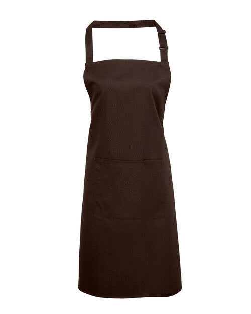 Premier Workwear Colours Collection Bib Apron With Pocket - PR154M