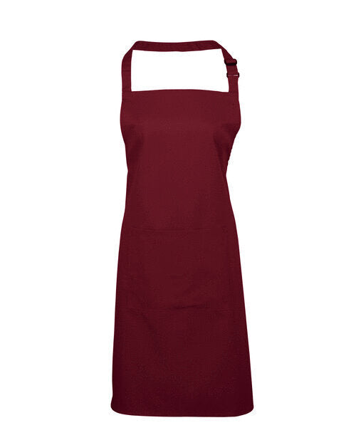 Premier Workwear Colours Collection Bib Apron With Pocket - PR154M