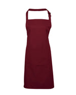 Premier Workwear Colours Collection Bib Apron With Pocket - PR154M