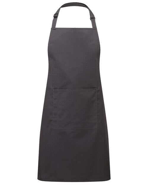 Premier Workwear Colours Collection Bib Apron With Pocket - PR154M