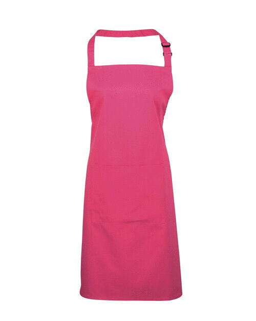 Premier Workwear Colours Collection Bib Apron With Pocket - PR154M