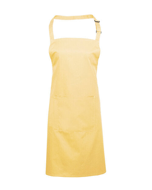 Premier Workwear Colours Collection Bib Apron With Pocket - PR154M