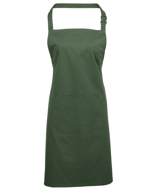 Premier Workwear Colours Collection Bib Apron With Pocket - PR154M