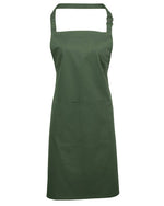 Premier Workwear Colours Collection Bib Apron With Pocket - PR154M