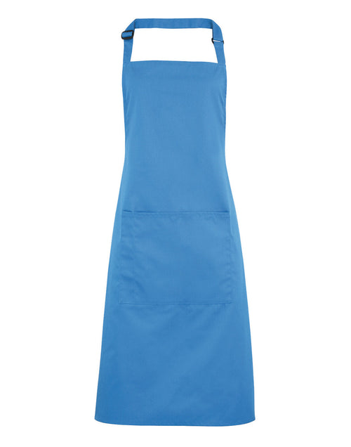 Premier Colours Collection Hospitality Bib Apron with Pockets - [CLEARANCE]