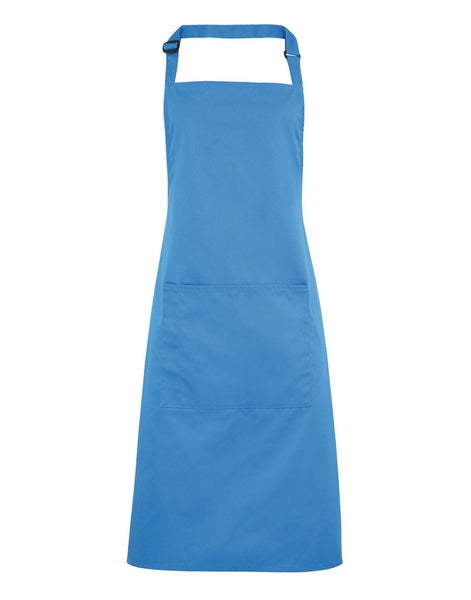 Premier Colours Collection Hospitality Bib Apron with Pockets - [CLEARANCE]