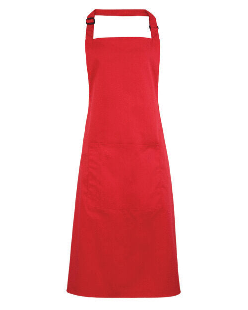 Premier Workwear Colours Collection Bib Apron With Pocket - PR154M