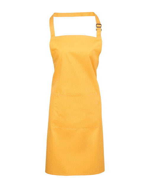 Premier Workwear Colours Collection Bib Apron With Pocket - PR154M