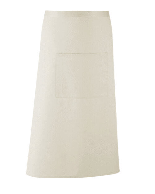 Premier Workwear Colours Collection Hospitality Apron With Pocket - PR158M