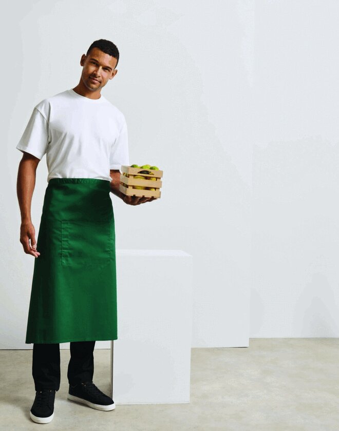 Premier Workwear Colours Collection Hospitality Apron With Pocket - PR158M