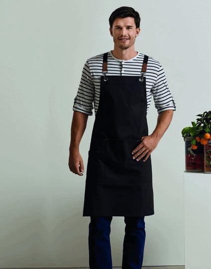 Premier Workwear Clip 'N' Clasp Bib Apron - PR182M