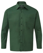 Premier Workwear Mens Long Sleeve Poplin Shirt - PR200M - thumbnail 3