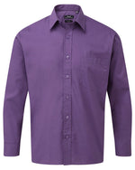 Premier Workwear Mens Long Sleeve Poplin Shirt - PR200M - thumbnail 11