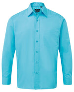 Premier Workwear Mens Long Sleeve Poplin Shirt - PR200M