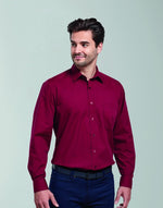 Premier Men's Long Sleeve Poplin Shirt - PR200 - thumbnail 12