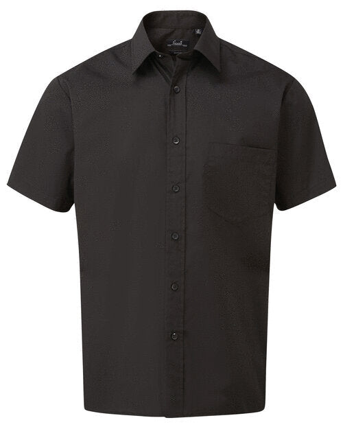 Premier Mens Short Sleeve Poplin Shirt - PR202 - [CLEARANCE]