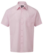 Premier Workwear Mens Short Sleeve Poplin Shirt - PR202M