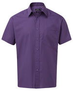 Premier Workwear Mens Short Sleeve Poplin Shirt - PR202M - thumbnail 11