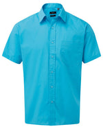Premier Workwear Mens Short Sleeve Poplin Shirt - PR202M