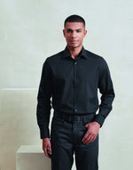 Premier Workwear Mens Long Sleeve Poplin Shirt - PR203M