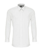 Premier Workwear Mens Long Sleeve Fitted Poplin Shirt - PR204M