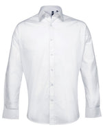 Premier Workwear Mens Long Sleeve Poplin Supreme Shirt - PR207M - thumbnail 3