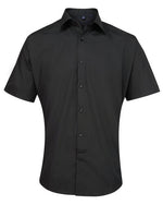 Premier Workwear Mens Short Sleeve Poplin Supreme Shirt - PR209M - thumbnail 2