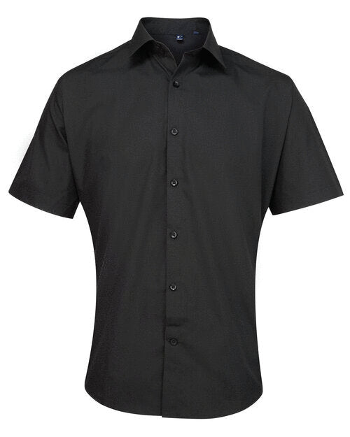 Premier Workwear Mens Short Sleeve Poplin Supreme Shirt - PR209M