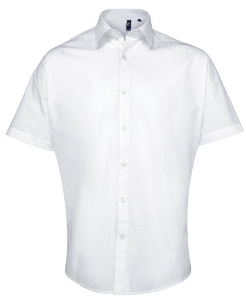Premier Workwear Mens Short Sleeve Poplin Supreme Shirt - PR209M
