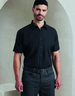 Premier Workwear Mens Short Sleeve Poplin Supreme Shirt - PR209M