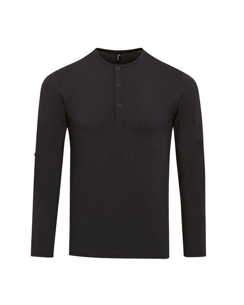 Premier Workwear Mens Long John Roll Sleeve Tee - PR218M