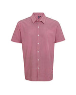 Premier Workwear Mens Short Sleeve Gingham Cotton Microcheck Shirt - PR221M - thumbnail 5