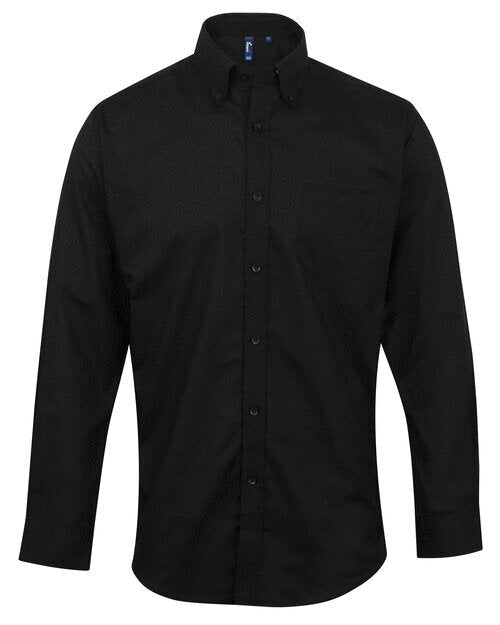 Premier Men's Long Sleeve Signature Oxford Shirt - [CLEARANCE]