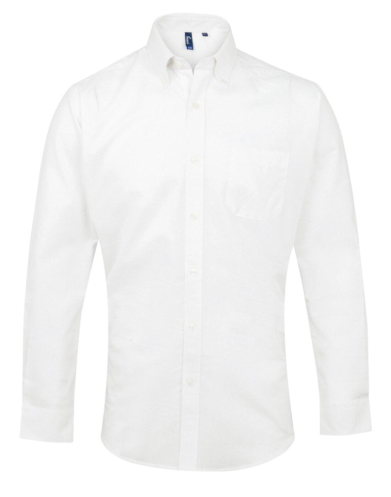 Premier Men's Long Sleeve Signature Oxford Shirt - [CLEARANCE]