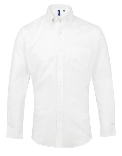 Premier Men's Long Sleeve Signature Oxford Shirt - [CLEARANCE]