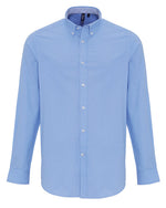 Premier Workwear Mens Cotton Rich Oxford Stripes Shirt - PR238M