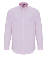 Premier Workwear Mens Cotton Rich Oxford Stripes Shirt - PR238M