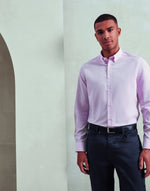Premier Workwear Mens Cotton Rich Oxford Stripes Shirt - PR238M