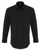 Premier Workwear Mens Stretch Poplin L/S Shirt - PR244M