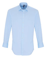 Premier Workwear Mens Stretch Poplin L/S Shirt - PR244M