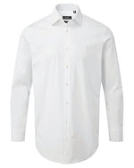 Premier Workwear Mens Stretch Poplin L/S Shirt - PR244M - thumbnail 5