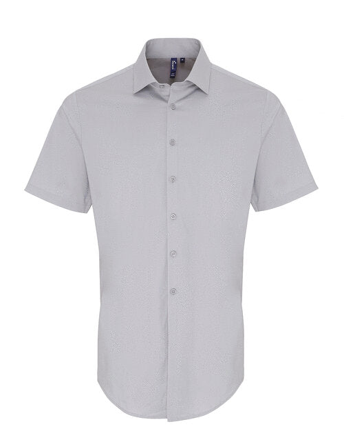 Premier Workwear Mens Stretch Poplin S/S Shirt - PR246M
