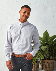 Premier 'Maxton' Check - Men's Long Sleeve Shirt