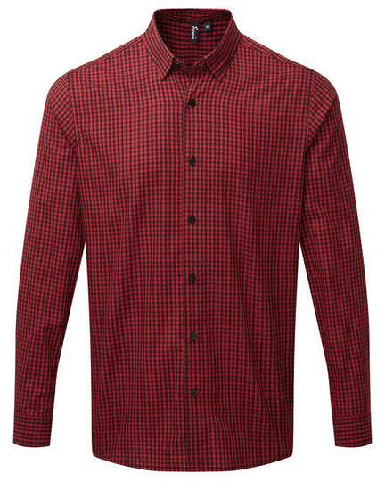 Premier Workwear Mens Maxton Check Long Sleeve Shirt - PR252M